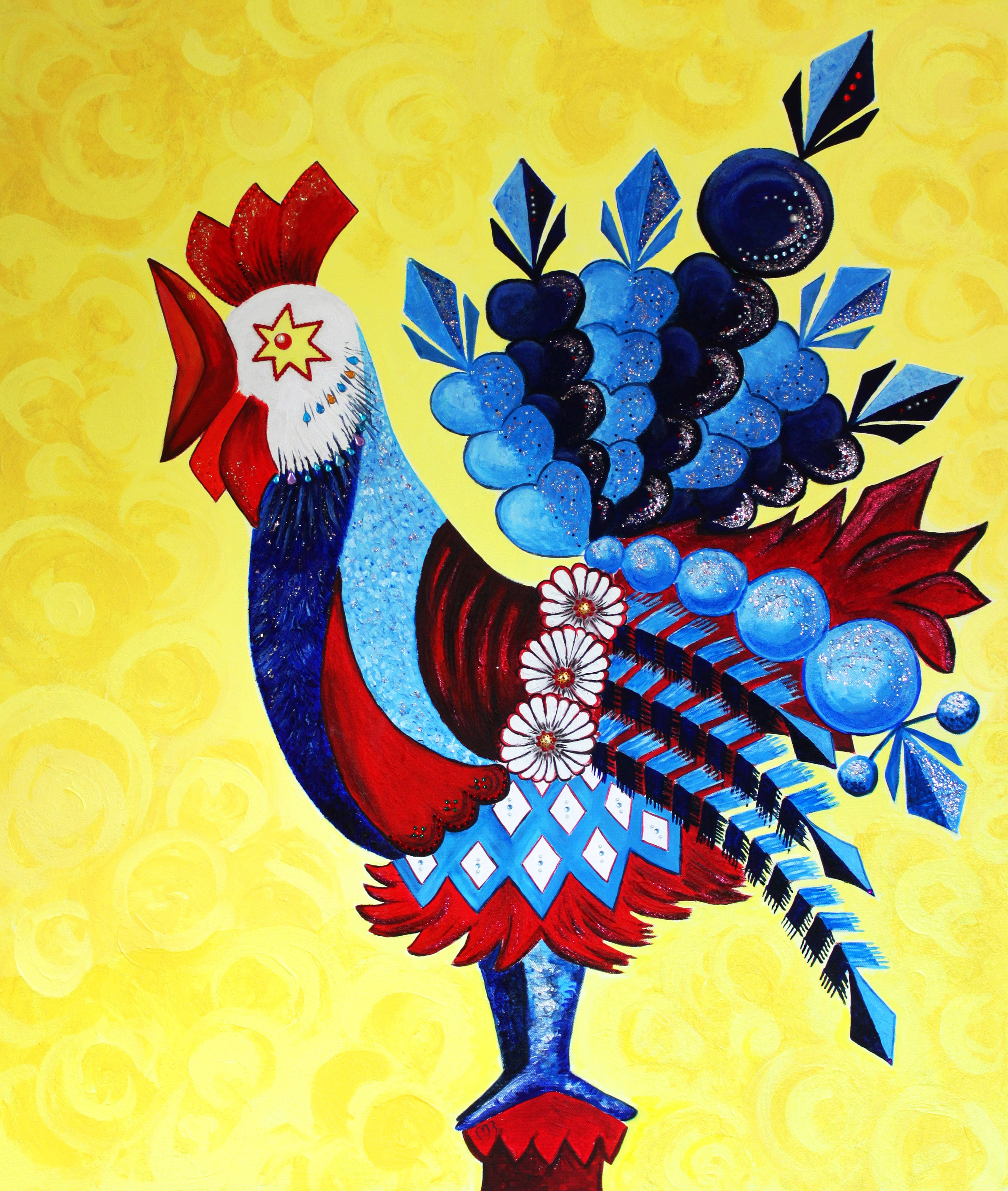 The Yellow Cockerel by Marina Bowater